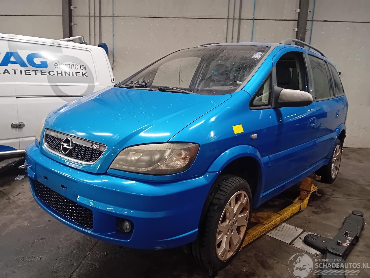 Opel Zafira Zafira (F75) MPV 2.0 16V Turbo OPC (Z20LET(Euro 4)) [141kW]  (09-2001/=
07-2005)