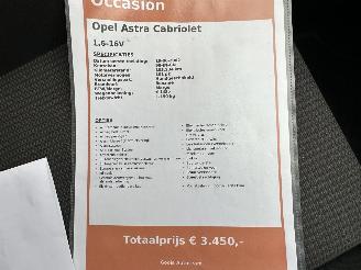 Opel Astra G cabrio 1.6i 16v bertone - 113dkm nap - distriebutieriem vernieuwd bij 91.696km in 2020 - elektr pakket picture 44