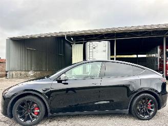 Damaged car Tesla Model Y Long Range RWD 75kWh 351pk aut - pano - leer - carbon - 360cam - stoelverw v+a - multimedia achter - full self driving 2024/5