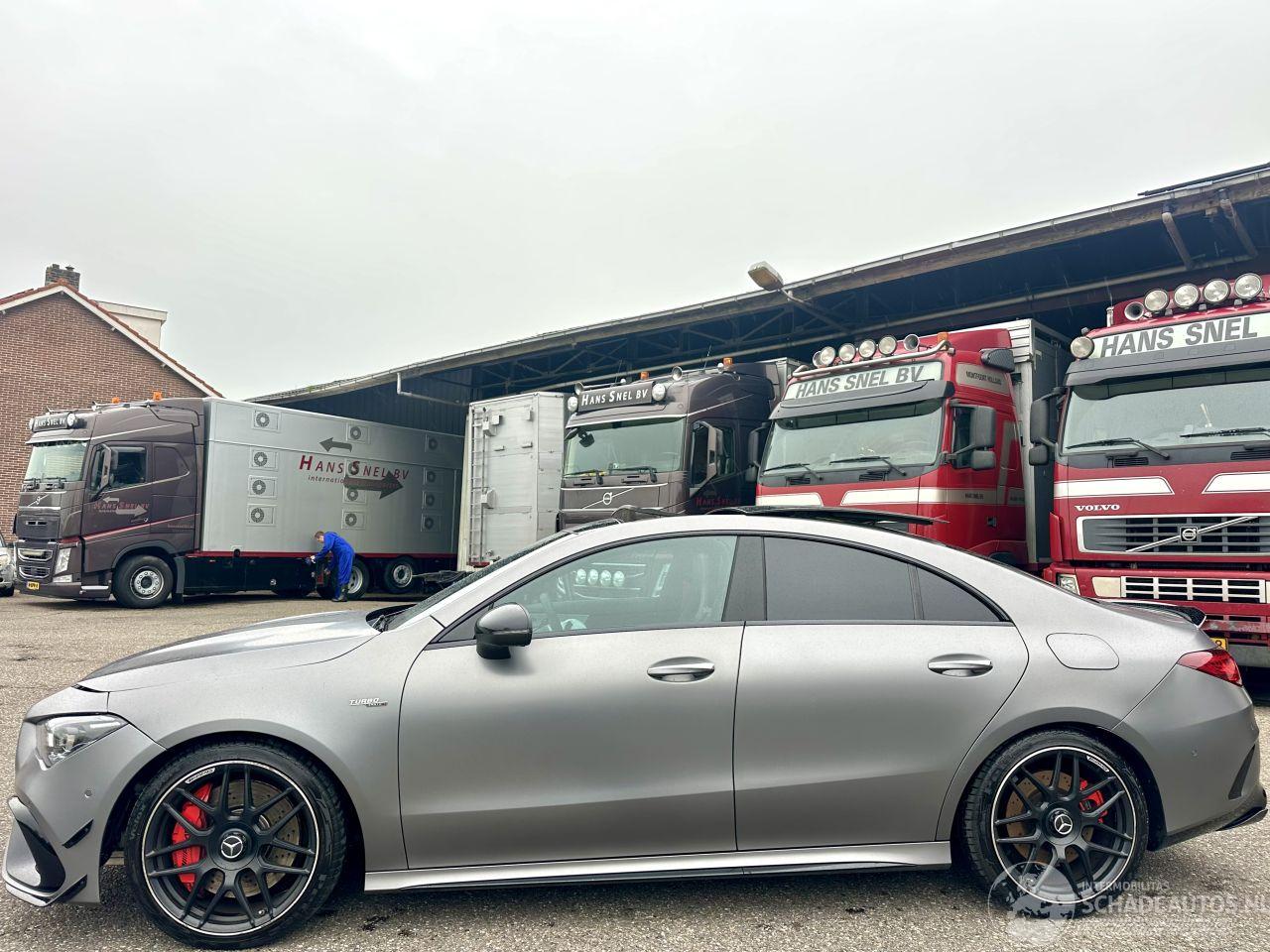 Mercedes Cla-klasse AMG 45S 4MATIC+ 421pk aut Prem Pl - pano - schaalstoelen - sfeerverl - 360cam - front + line + side assist
