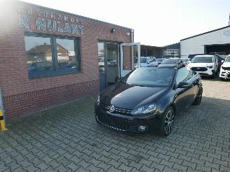 skadebil auto Volkswagen Golf 2.0 TDI DSG CABRIO LEER BI-XENON 2014/1