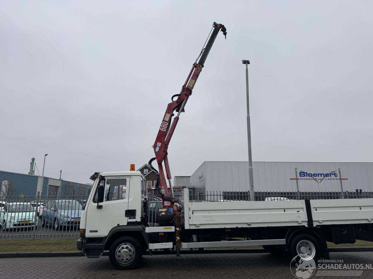 DAF AE 45 Openlaadbak + Laadkraan