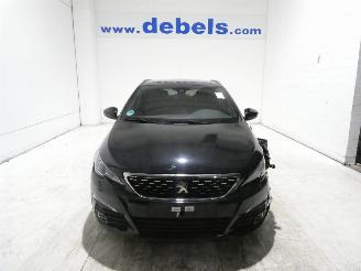 Voiture accidenté Peugeot 308 SW GT LINE 2019/6