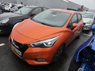 krockskadad bil auto Nissan Micra 0.9 igt 2017/8