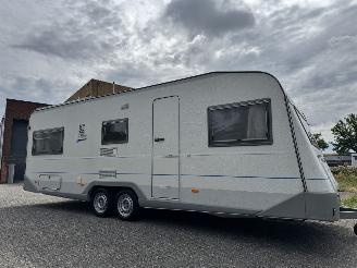krockskadad bil caravan Knaus  Eurostar 620TF Airco Voortent 1998/10