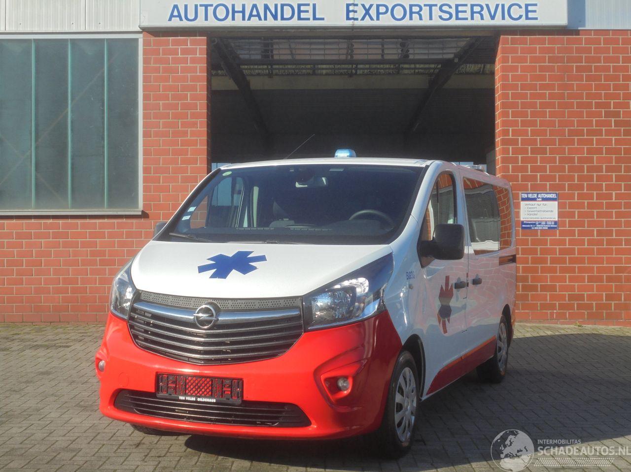 Opel Vivaro 2x Ambulance, Airco, Cruise control, 2x schuifdeur