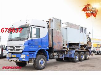 skadebil vrachtwagen Mercedes Actros 3344AK 8/6X6 Manual Blatt/Blatt 2x PTO 2x Pump 2013/7