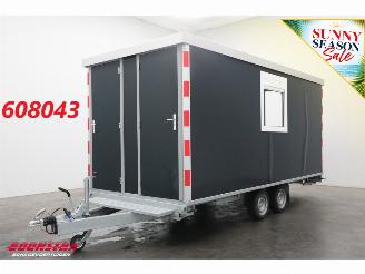 krockskadad bil aanhanger -  Harmsen Tandemasser Schaftkeet Toilet 2000kg 500x230 Nieuw!! 2025/5