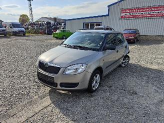 Vrakbiler auto Skoda Fabia 1.4 Beige LF8H Onderdelen BXW Motor 2009/4