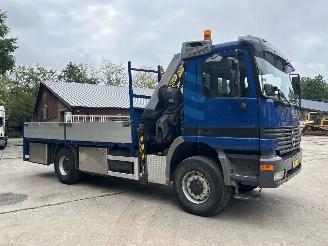 Mercedes Actros 1831 AK 4x4 Open laadbak met zware Palfinger laadkraan picture 16